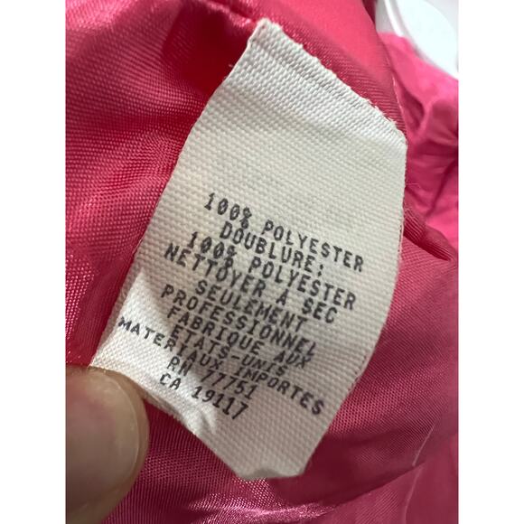 Vintage Betsey Johnson Dress Evening Party Prom Bright Pink Taffeta Bubble Pouf - Picture 16 of 16
